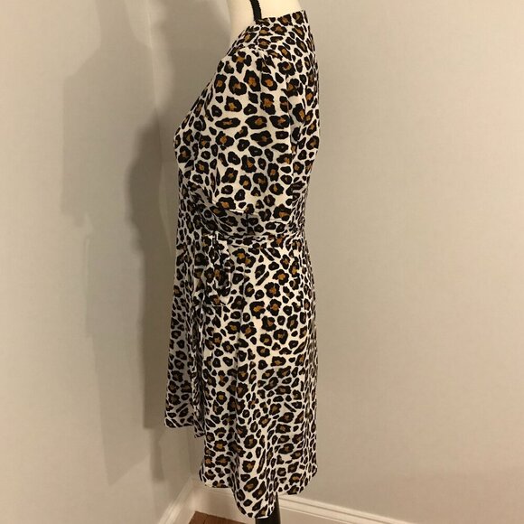 Show Me Your Mumu Cheetah Wrap Dress - Size Small - Picture 2 of 8
